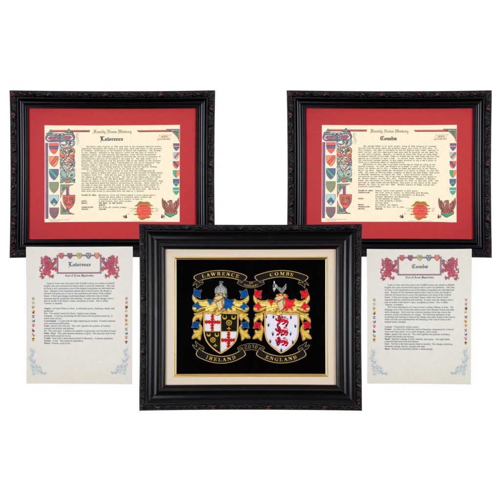 Wedding Family Coat of Arms Set